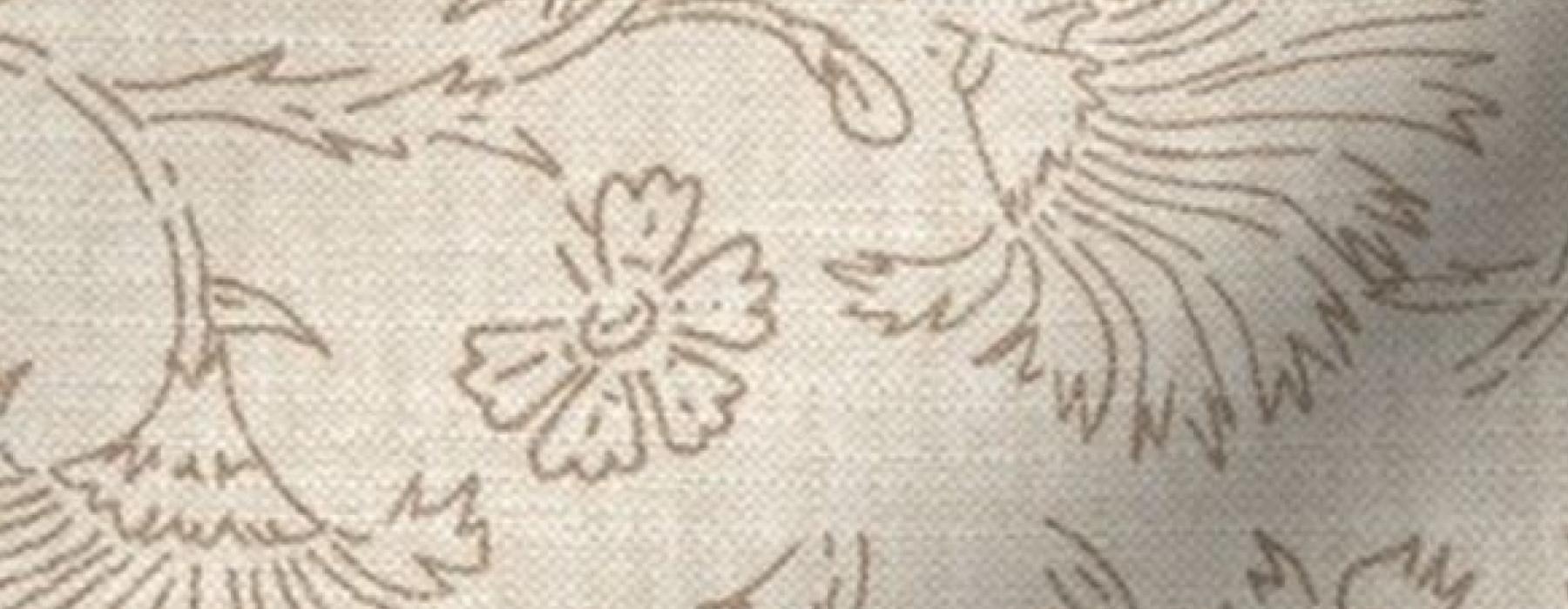 a black and white drawing of flowers